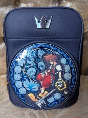 BoxLunch Disney Kingdom Hearts Stained Glass Crossbody Backpack